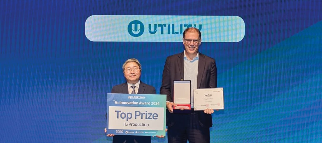 Utility Wins Top Hydrogen Production Award at H2 MEET